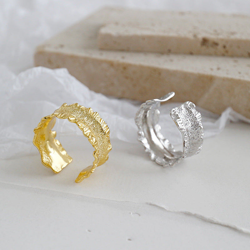 Modern Girl's Adjustable 925 Sterling Silver Ring