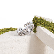 Adjustable Fashion Hollow Twisted Curb Chain Ring - 925 Sterling Silver