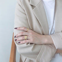 Modern Girl's Adjustable 925 Sterling Silver Ring