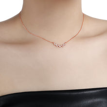 Irregular CZ 925 Sterling Silver Necklace for Women