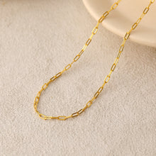 Simple Geometry Hollow Chain 925 Sterling Silver Choker Necklace