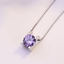 Classic Round CZ 925 Sterling Silver Pendant