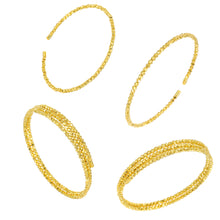 Irregular Geometry Open Bangle in 925 Sterling Silver