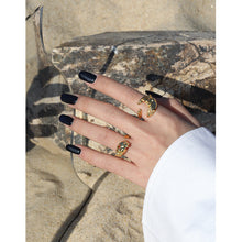 Fashion Irregular Hollow Bone Adjustable Ring in 925 Sterling Silver