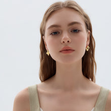 Chunky Electroforming Geometry Sterling Silver Stud Earrings