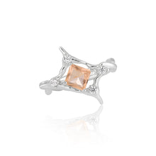 Fashion Radiant CZ Star Adjustable Ring in 925 Sterling Silver