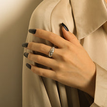 925 Sterling Silver Adjustable Street Style Ring