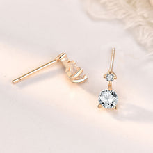 Classic Round CZ Stud Earrings in 925 Sterling Silver