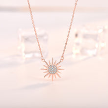 Party CZ Sun Shines 925 Sterling Silver Necklace
