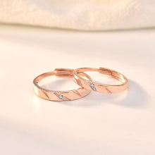 Adjustable CZ 925 Sterling Silver Promise Ring