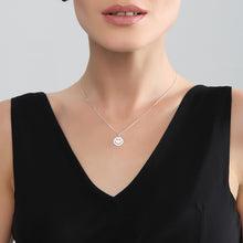 Happy Smile Face Emoji Necklace - Solid 925 Sterling Silver