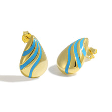 Sophisticated 999 Pure Silver Waterdrop Statement Stud Earrings