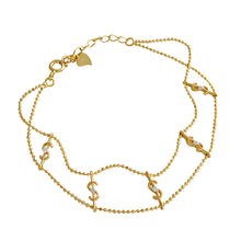 Party CZ Dollars 925 Sterling Silver Bracelet