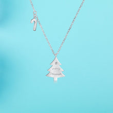 Fashion Christmas Tree Necklace in 925 Sterling Silver