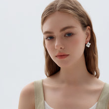 Chunky Electroforming Geometry Sterling Silver Stud Earrings