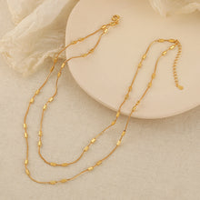 Octagonal Cylinder Double Layer 925 Sterling Silver Necklace