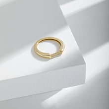 Minimalist Micro Setting CZ 925 Sterling Silver Ring