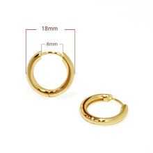 Minimalist 925 Sterling Silver Plain Hoop Earrings - Bulk Wholesale