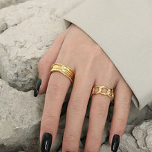 Adjustable 925 Sterling Silver Irregular Wrinkle Texture Ring