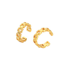 Fashion Hollow Chain Belt 925 Sterling Silver Earrings