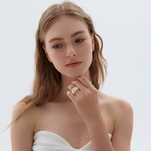 Bold Chunky Electroforming Twill Pattern Sterling Silver Ring