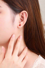 Elegant CZ White 925 Sterling Silver Round Stud Earrings