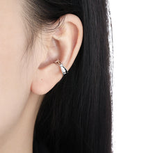 Girl Fashion Knot 925 Sterling Silver Non-Pierced Earring (Single)