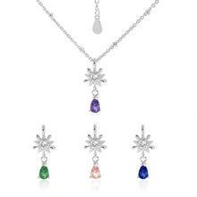Elegant Five-Pointed Star Snowflake CZ Necklace for Women