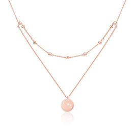 Party Double Beads Constellation Necklace - 925 Sterling Silver