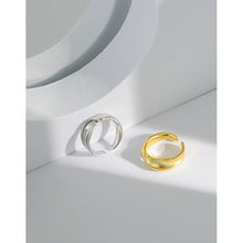 Adjustable Twisted Wide 925 Sterling Silver Ring