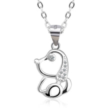 Cute Dog 925 Sterling Silver Pendant