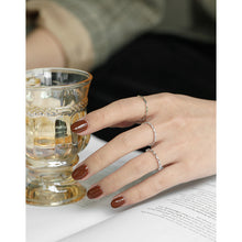 Fashion Yellow Stackable Chick 925 Sterling Silver Ring Set