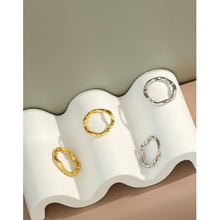 Simple Irregular Wave 925 Sterling Silver Ring