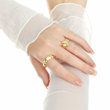 Modern Geometry Adjustable Rhombus 925 Sterling Silver Ring