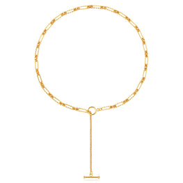 Office OT Shape Knot Chain 925 Sterling Silver Necklace