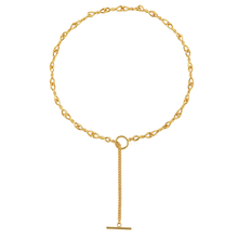 Classic Hollow Twisted OT Shape 925 Sterling Silver Necklace