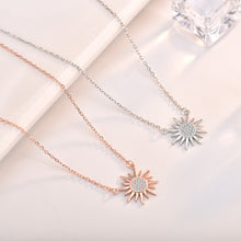 Party CZ Sun Shines 925 Sterling Silver Necklace