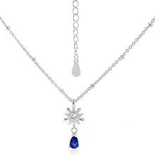 Elegant Five-Pointed Star Snowflake CZ Necklace for Women
