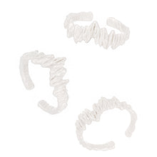 Adjustable Irregular Lava 925 Sterling Silver Ring