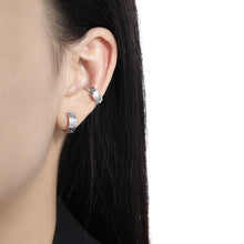 Fashion Scale Painted 925 Sterling Silver Non-Pierced Earring (Single)