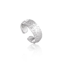 Fashion Scale Painted 925 Sterling Silver Non-Pierced Earring (Single)