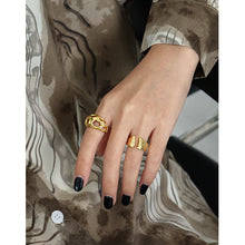 Adjustable 925 Sterling Silver Irregular Geometry Ring