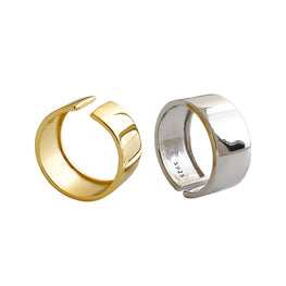 Minimalist Adjustable 925 Sterling Silver Ring
