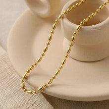 Holiday Oval Beads Geometry 925 Sterling Silver Choker Necklace