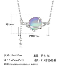 Natural Moonstone Star Necklace in 925 Sterling Silver