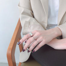 Minimalist Adjustable 925 Sterling Silver Ring