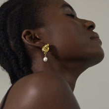 Trendy 999 Pure Silver Irregular Hollow Knots Earrings