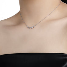 Women Irregular CZ 925 Sterling Silver Necklace