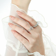 Adjustable CZ Star 925 Sterling Silver Ring