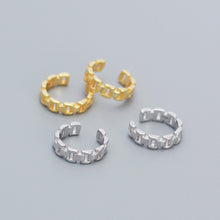 Fashion Hollow Chain Belt 925 Sterling Silver Earrings